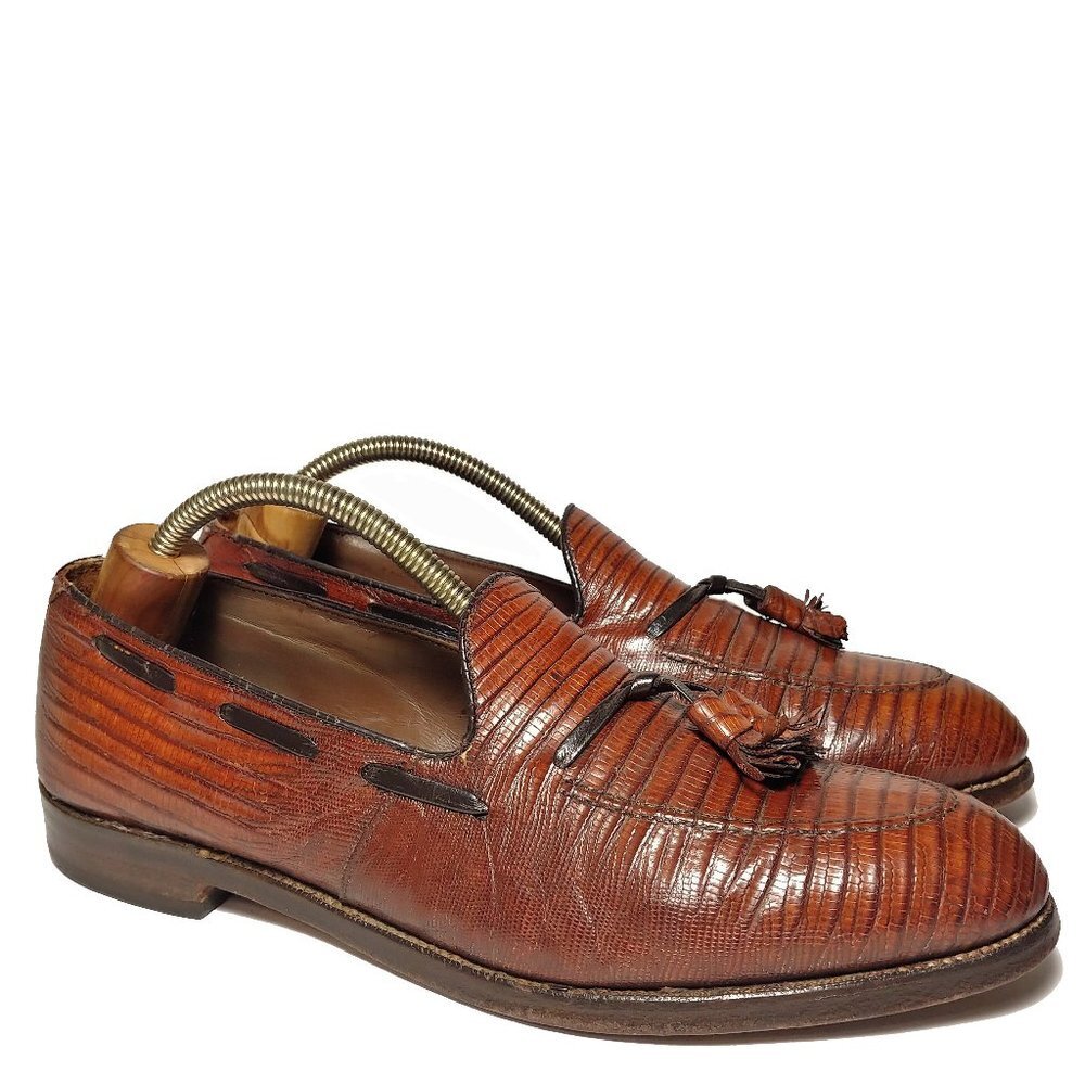 Footjoy Classics USA Made Lizard Loafer Sz 9.5B - Picture 1 of 10